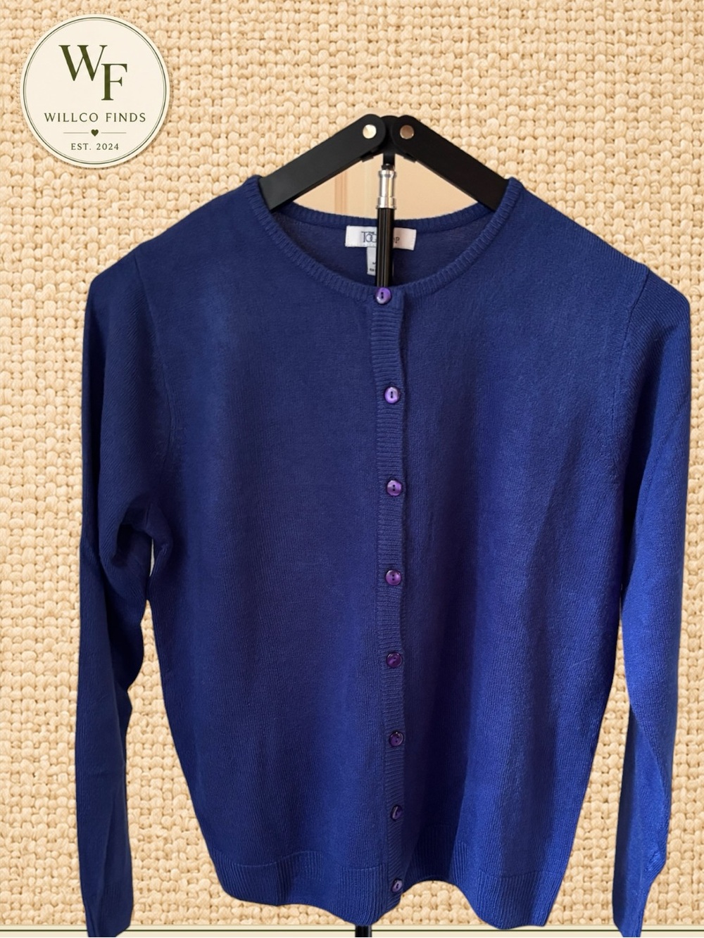NWT The Tog Shop Soft Blue Button Front Cardigan – Petite Small PS